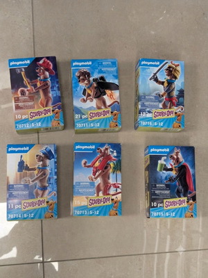 Playmobil Scooby-Doo collectible figures set of 6 new