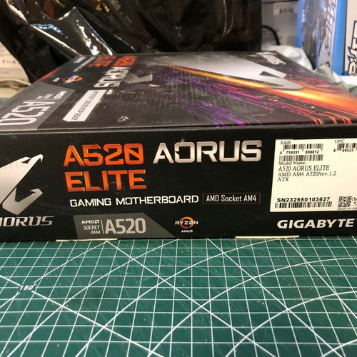Gigabyte A520 AORUS ELITE motherboard like new for AMD Ryzen AM4