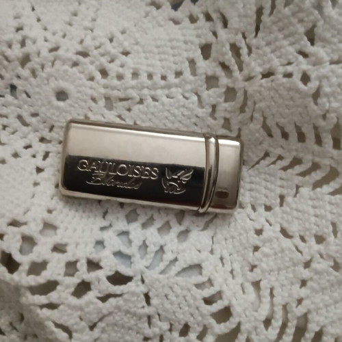 Vintage Gauloises Blondes metal lighter like new