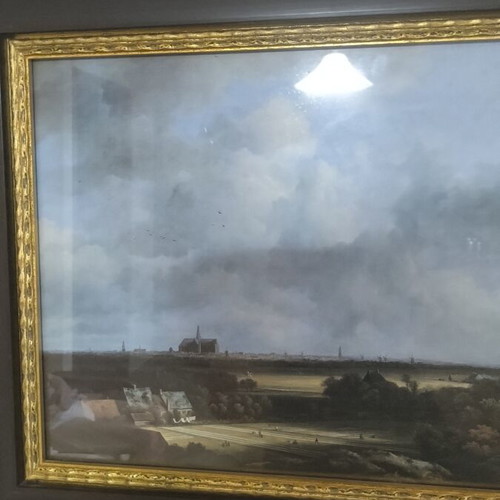 Painting "View of Haarlem" like new reproduction