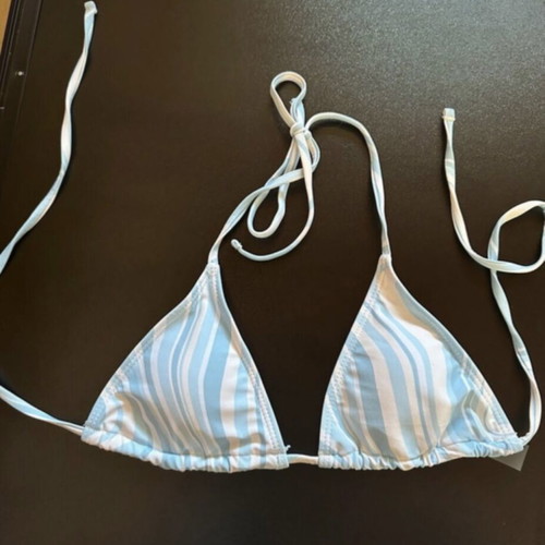 Wave Print Bikini Set 3 pieces with beach skirt Shein new, size S