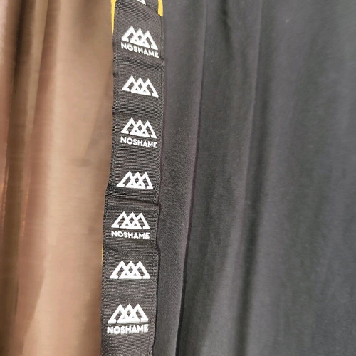 Noshame men's t-shirt like new, size S, black with yellow details