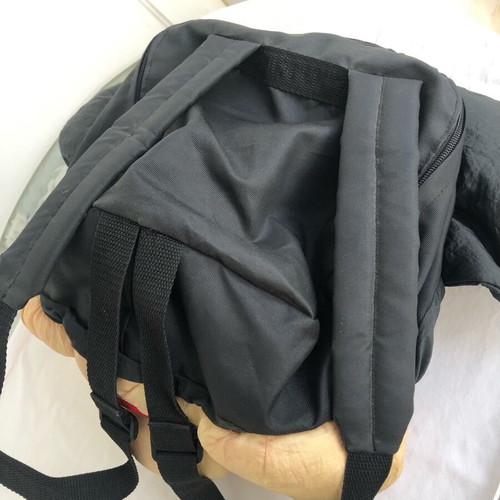Mickey Mouse Clubhouse backpack used, black, foam material
