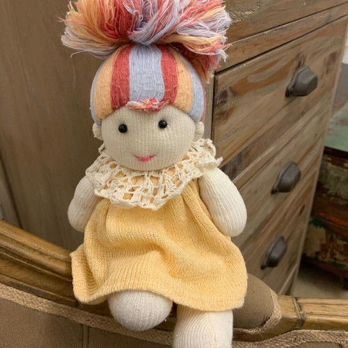 Handmade fabric doll like new