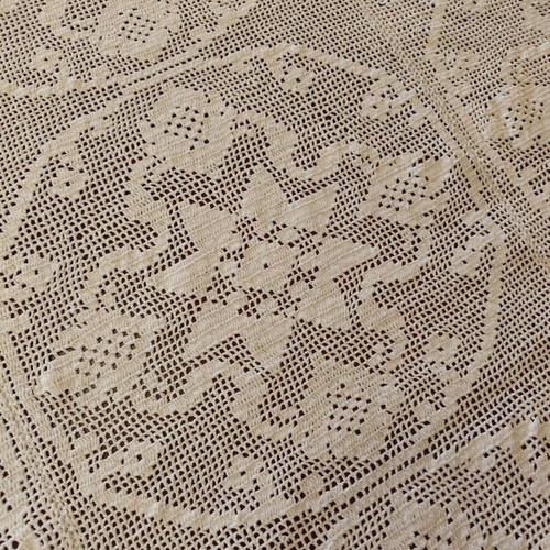 Handmade knitted blanket 165x200 cm like new