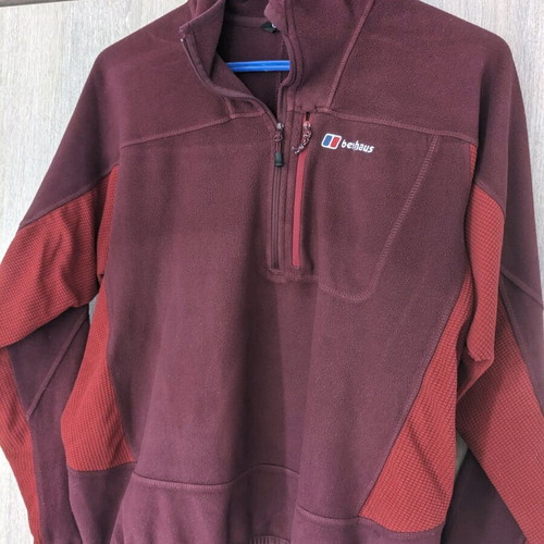 Berghaus fleece like new, red, size L