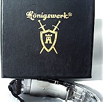  KONIGSWERK LICINIUS RED BLACK - DAY DATE 24 HOUERS -  QUARZ UNISEX WATCH -  44mm DIAMETROS
