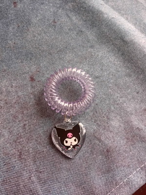 Children's spiral bracelet new with hanging face charm