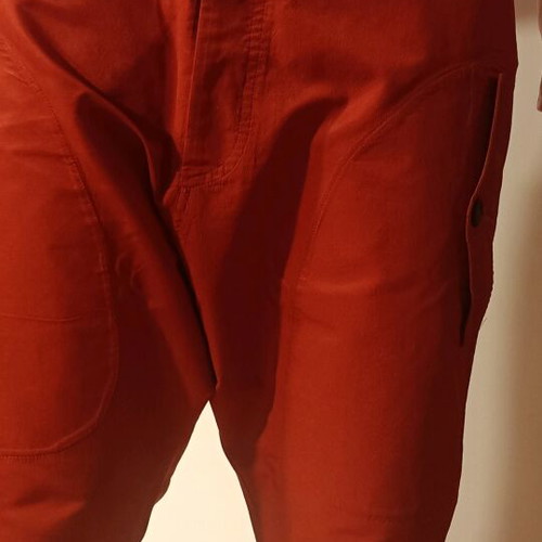 Men's red pants like new Black Label baggy drop crotch