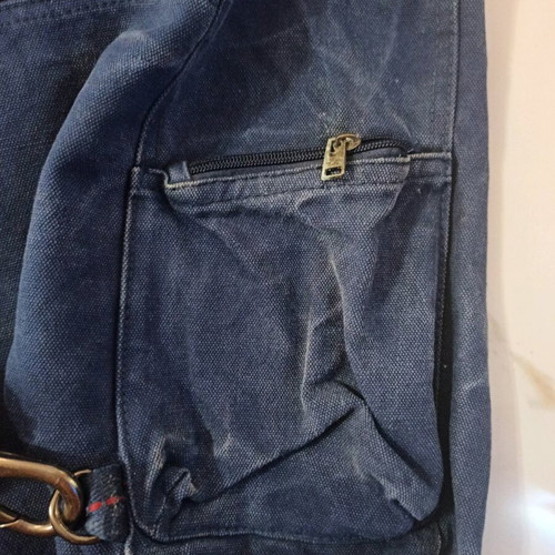 Hollister blue backpack bag used in good condition