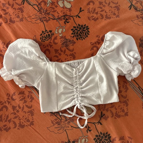 Bershka white top like new, size M