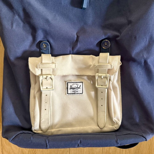 Herschel blue medium backpack 17L used