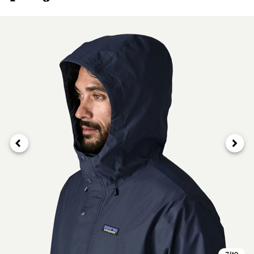 Patagonia Jackson Glacier Rain Jacket new, ink black, size L