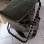 Folding hunting stool VA used