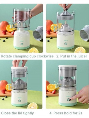 Rechargeable juicer new with USB-C technology
