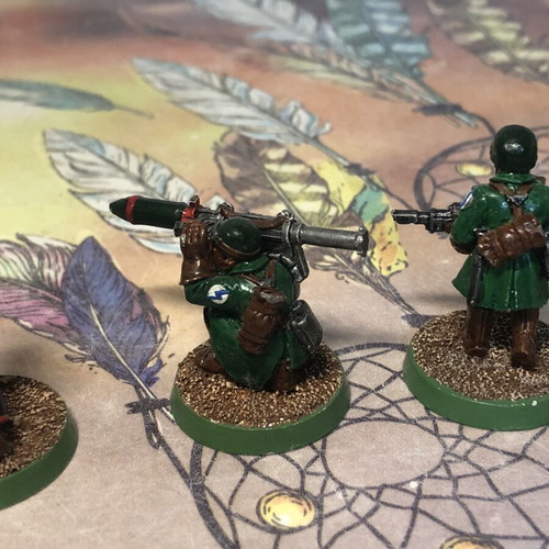 Warhammer 40K Steel Legion squad with Lord Commissar