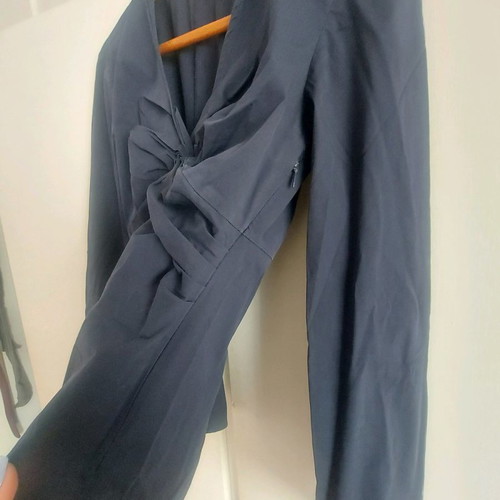 Zara shirt n.xs used, blue with hidden zipper