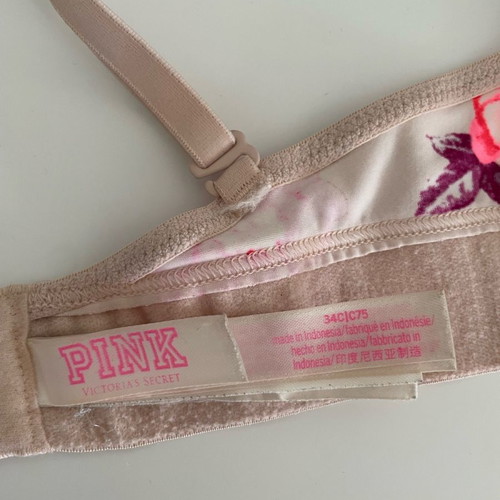 Victorias Secret floral bra size 34C in very good condition with padding
