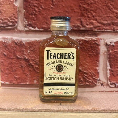 Teacher’s Highland Cream Scotch Whisky Miniature 50ml new