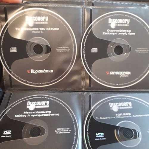 DVD collection like new, 150 discs with movies and documentaries