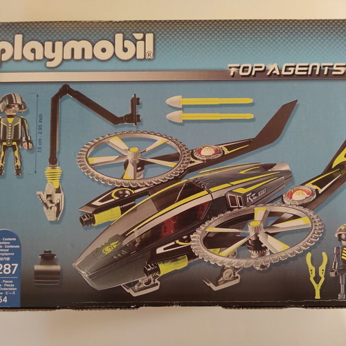 Playmobil Top Agents 2 5287 set like new with box and extra gifts