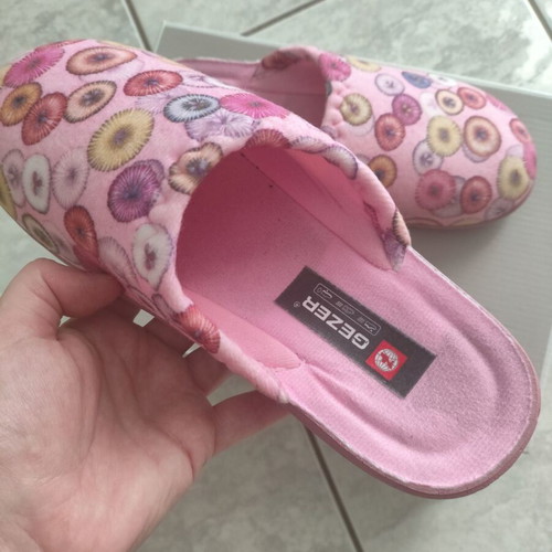 Gezer slippers new, size 39, pink