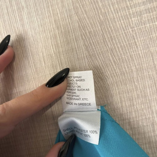 Maxi evening dress DF Farmakis like new, turquoise, size 54