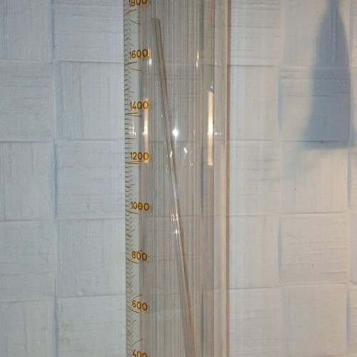 Kavalier vintage volumetric glass cylinder 2000 ml, 52 cm, new