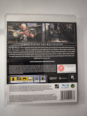 Max Payne 3 PS3 game