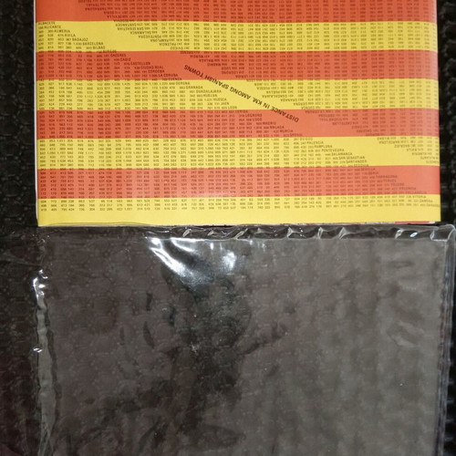 Plan Guide of Barcelona map used, foldable, 1974 edition