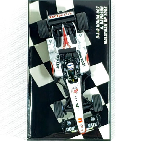 Minichamps B-A-R Honda 007 Malaysian GP 2005 1:43 scale model