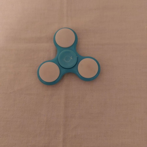 Spinner used in blue color