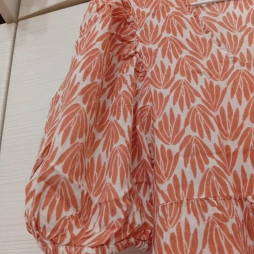 Compania Fantastica beach dress new, white and orange, size M