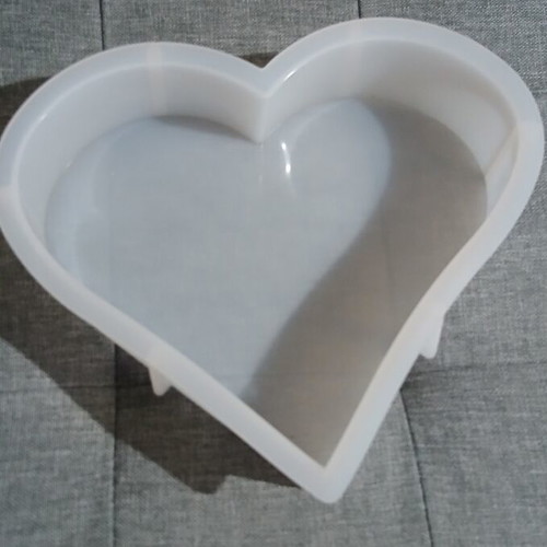 Heart Mold for Candle and Resin new, 25x18x2.5 cm