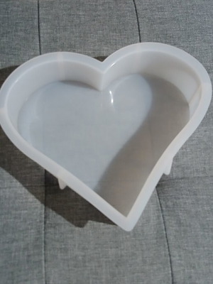 Heart Mold for Candle and Resin new, 25x18x2.5 cm