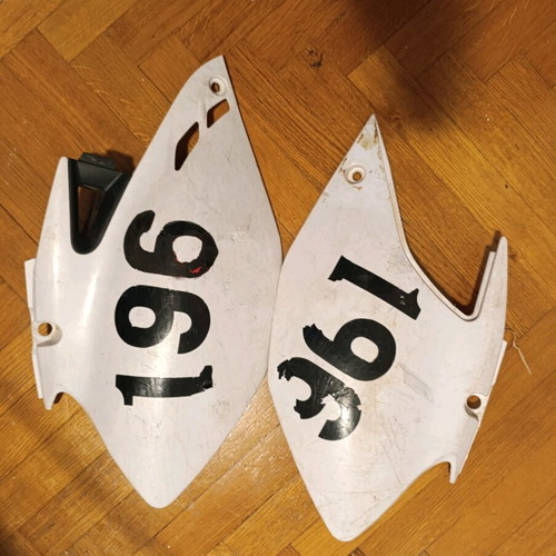 Yamaha WR 250F plastic parts used, blue/white, complete set
