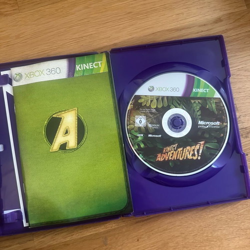Kinect Adventures Xbox 360 used, with manual