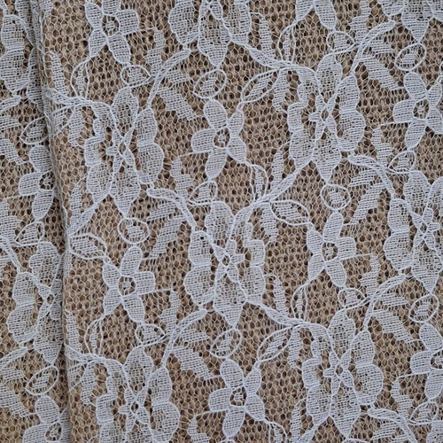 Handmade burlap and lace pouches, pack of 30