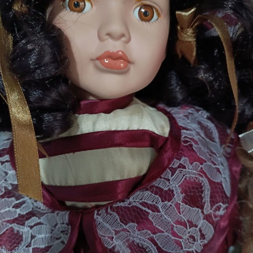 Vintage porcelain dolls used, pack of 7, various sizes