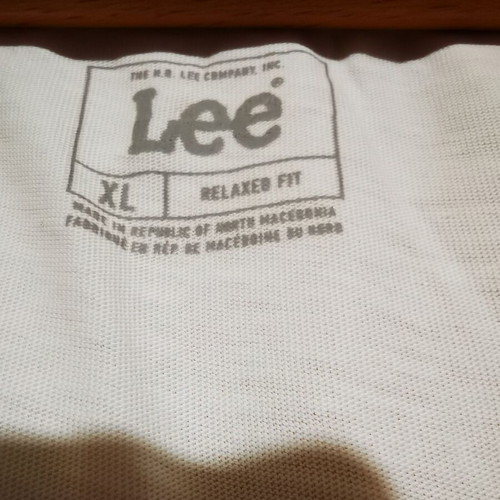 Lee sleeveless shirt white XL like new
