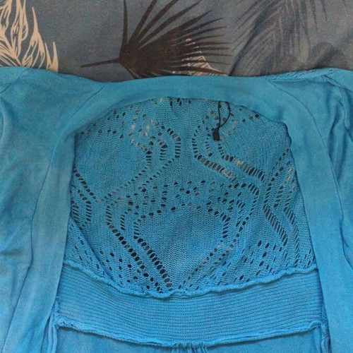 Cardigan turquoise used, size M 38 10