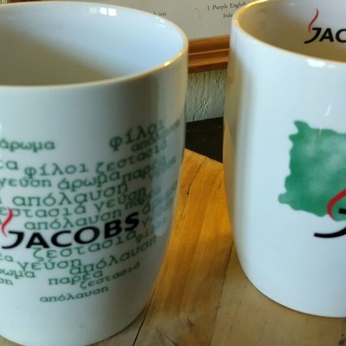 Jacobs collectible mugs like new, larger than usual