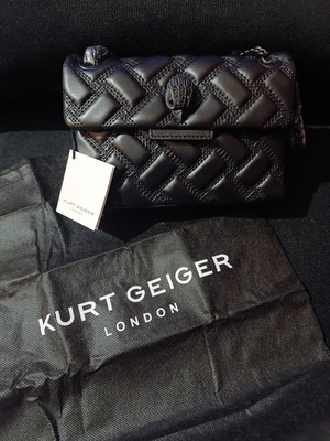Kurt Geiger bag new with black chain for crossbody and shoulder