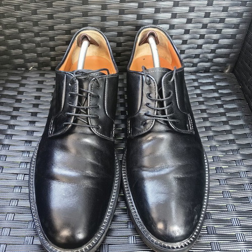 Santoni elegant shoes used, size 42, black