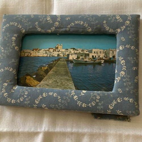 Laura Ashley handmade frames set of 2, new with fabric