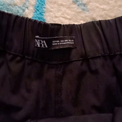 Zara wide-leg pants black like new, XXL