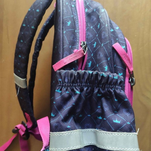 Herlitz Crown purple kindergarten backpack used
