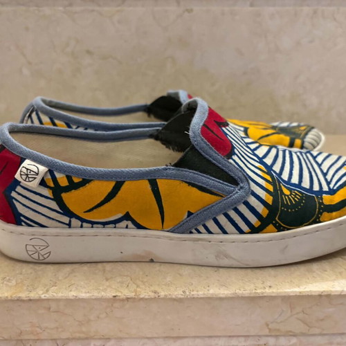 Panafrica women's shoes like new, multicolor, size 38