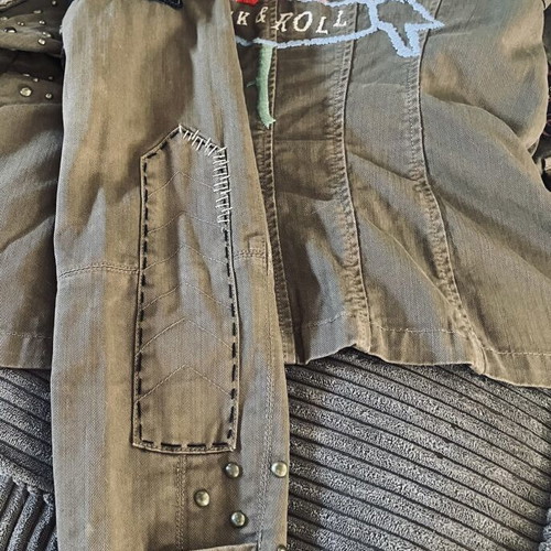 Corleone Original Wine Jeans jacket like new, vintage rock & roll style