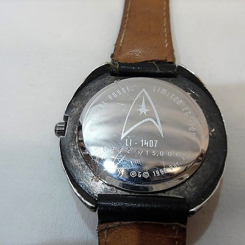 Fossil Star Trek USS Enterprise LI-1407 collectible wristwatch 1995